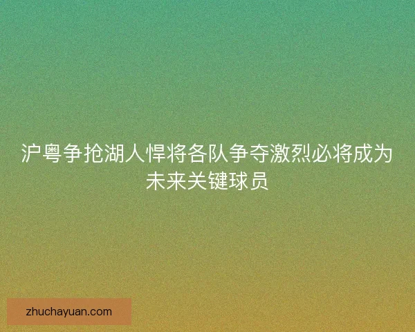 沪粤争抢湖人悍将各队争夺激烈必将成为未来关键球员